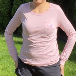 Ivory Ella baby pink pocket tee